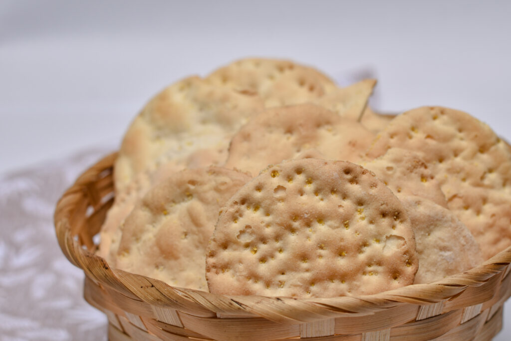 Galletas saladas de panadería